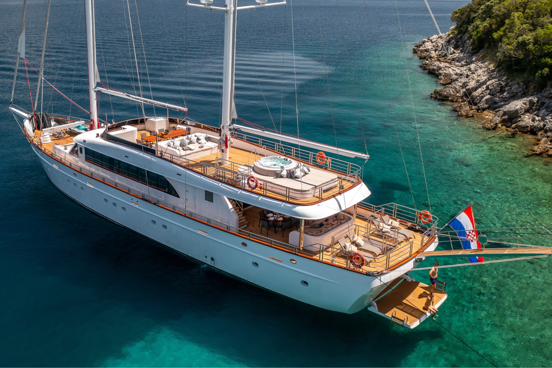 Luxury Sailing Yacht Love Story
